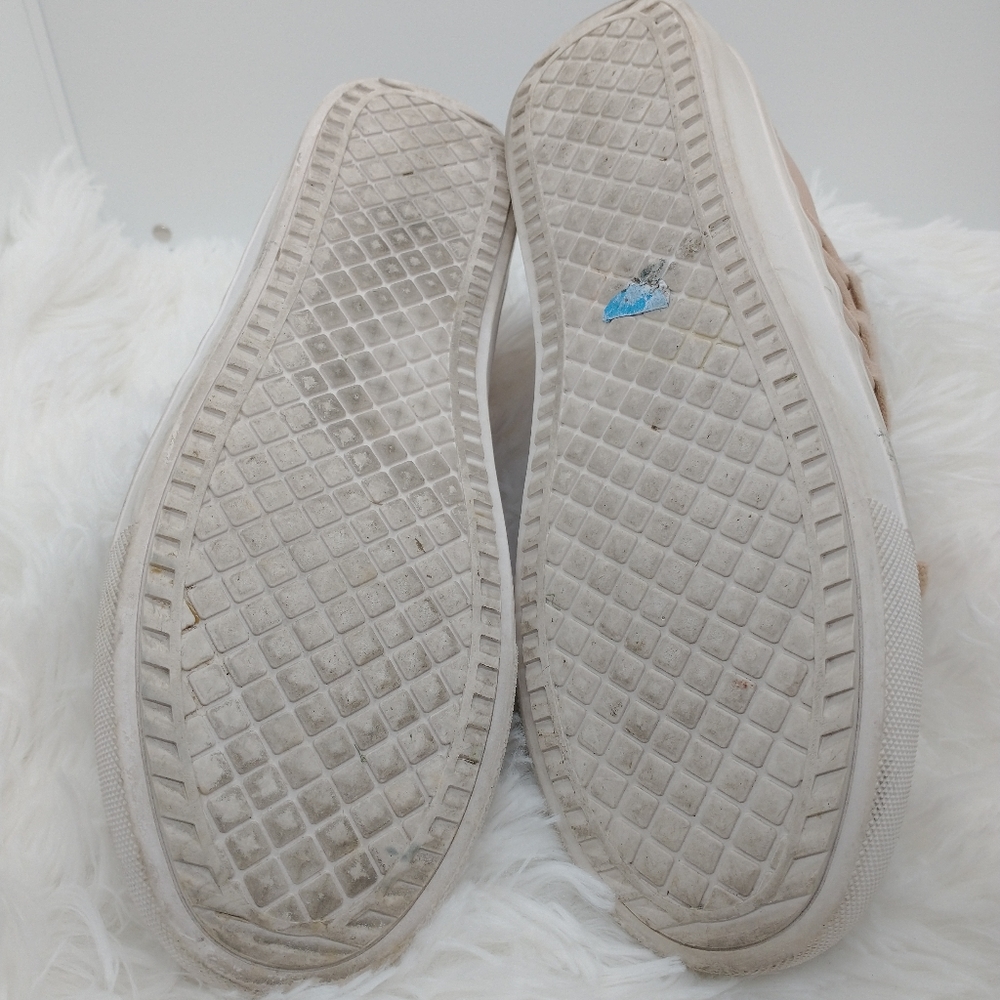 Steve Madden Lancer Blush Pinkish Tan Trainers Sneakers Lace Up Women's Size 6.5 - Picture 9 of 9